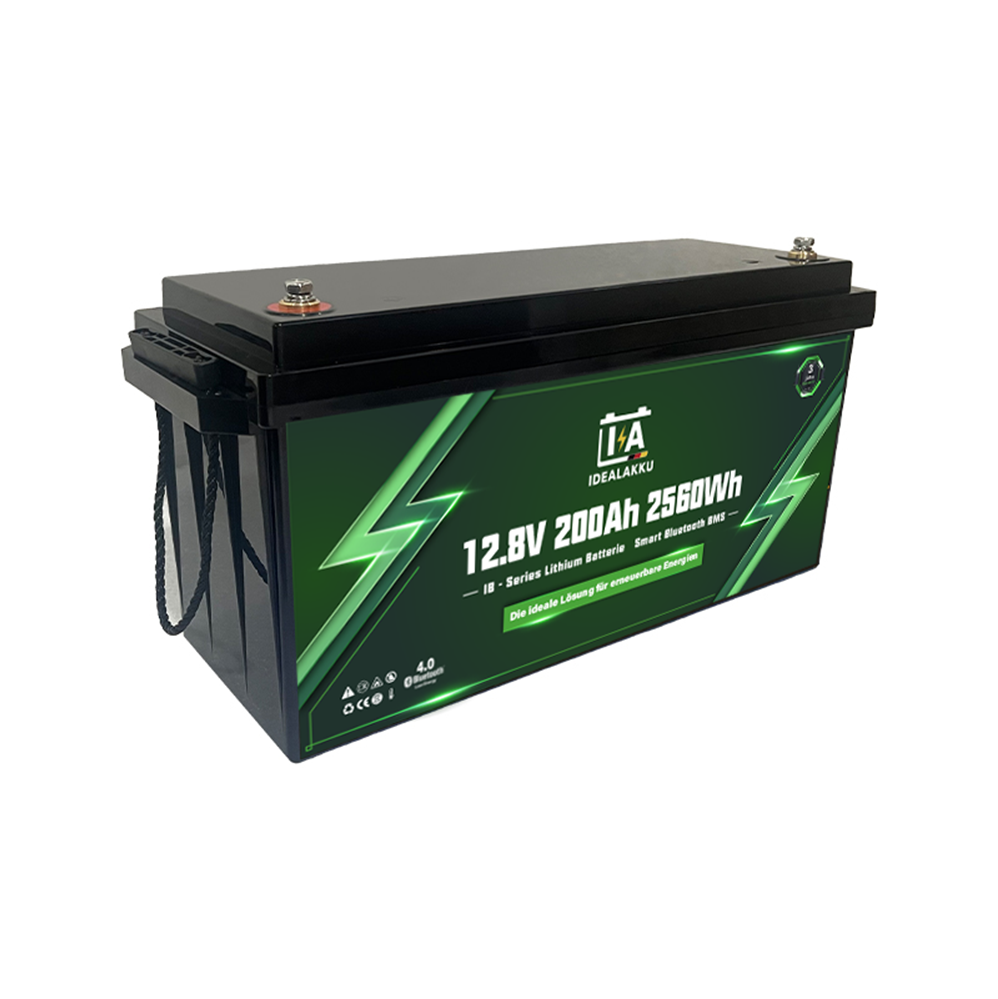 Idealakku IB SERIES liitiumaku LiFePO4 12V 200Ah Smart BMS Bluetooth - Pilt 2