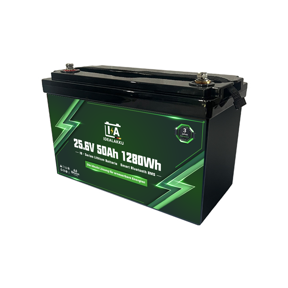 Idealakku IB SERIES liitiumaku LiFePO4 24V 50Ah Smart BMS Bluetooth - Pilt 7