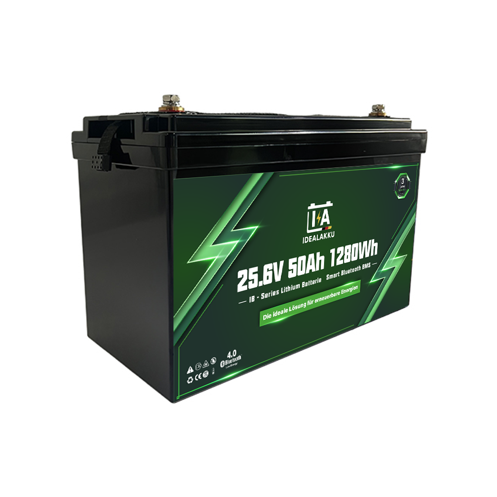 Idealakku IB SERIES liitiumaku LiFePO4 24V 50Ah Smart BMS Bluetooth - Pilt 5