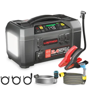 Lokithor AW401 2500A 5-in-1 käivitusabi kompressoriga